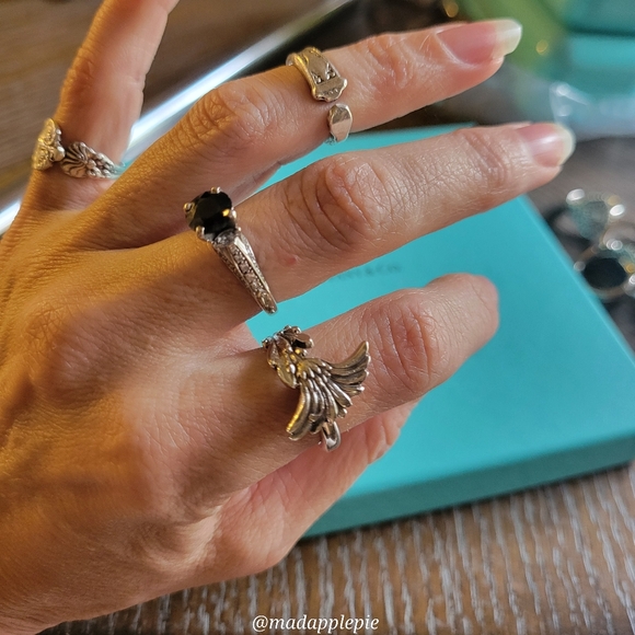 1885 Tiffany & Co. Daisy Spoon Ring in Sterling Silver Luxury Vintage #21 - Picture 11 of 16